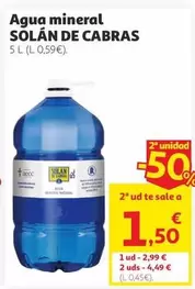 Solán de Cabras - Agua Mineral