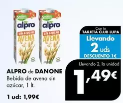 Alpro - Bebida De Avena Sin Azucar
