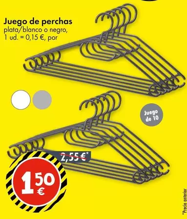 Juego De Perchas