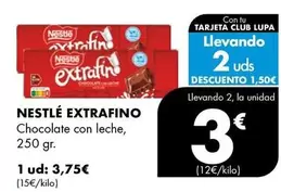 Nestlé - Extrafino Chocolate Con Leche