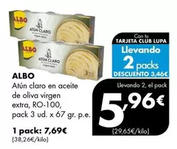 Albo - Atún Claro En Aceite De Oliva Virgen Extra