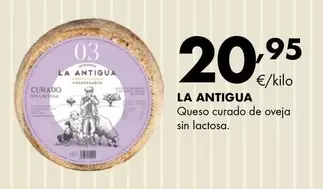 La Antigua - Queso Curado De Oveja Sin Lactosa