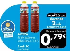Alteza - Te Sin Azucares Sabor Limon