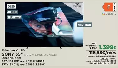 Sony - Televisor Oled