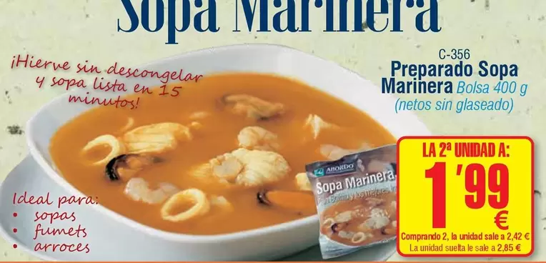 Lista - Preparado Sopa Marinera
