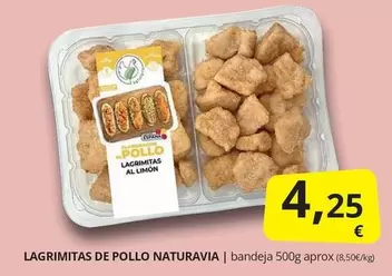 Naturavia - Lagrmitas De Pollo