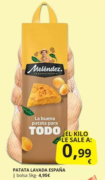 España - Patata Lavada