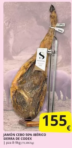 Jamon Cebo 50% Iberico Sierra De Codex