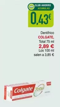 Colgate - Dentífrico