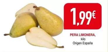 origen - Pera Limonera
