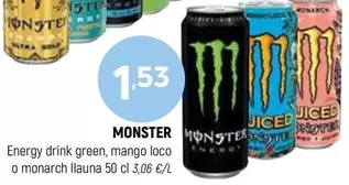 Monster - Energy Drink Green
