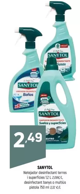Sanytol - Neigelard Disinfectant Terres