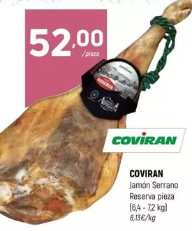 coviran - Jamón Serrano Reserva Pieza
