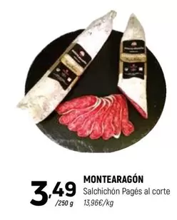 Salchichon Pages Al Corte