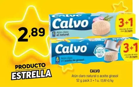 Calvo - Atun Claro Acaete Girasol