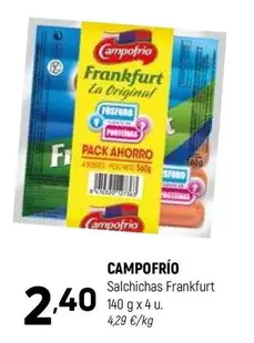 Campofrío - Salchichas Frankfurt