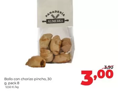 Alimerka - Bollo Con Chorizo Pincho