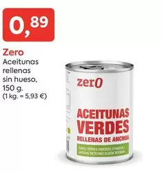 Zero - Aceitunas Rellenas Sin Hueso