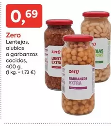 Zero - Lentejas, Alubias O Garbanzos Cocidos