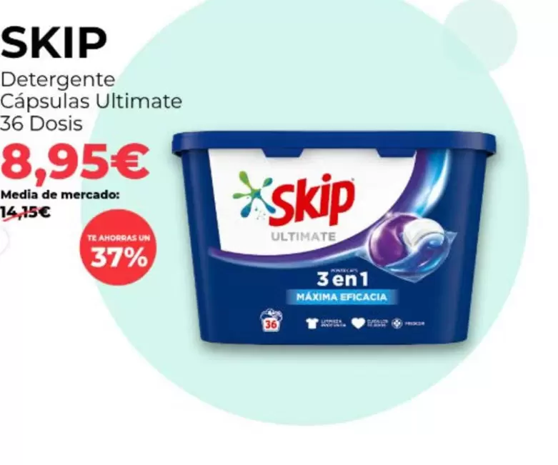 Skip - Detergente Apsulas Ultimate