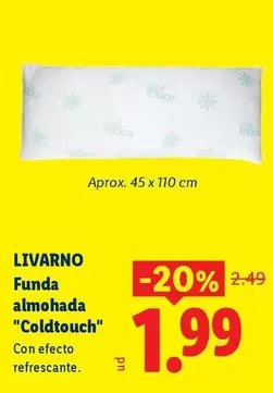 Livarno - Funda Almohada "Cold Touch"