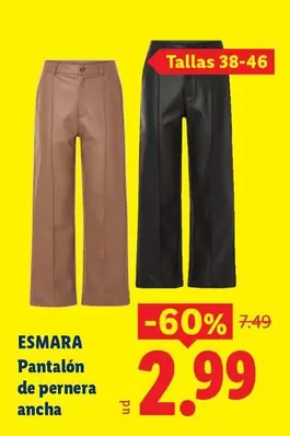 Esmara - Pantalón De Pernera Ancha