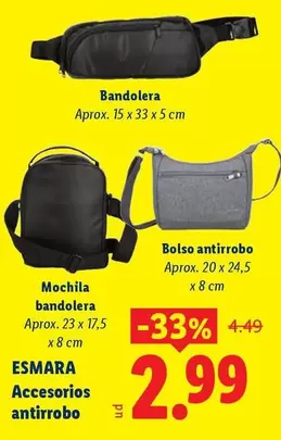 Esmara - Accesorios Antirrobo