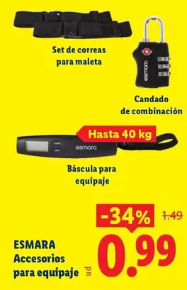 Esmara - Accesorios Para Equipaje