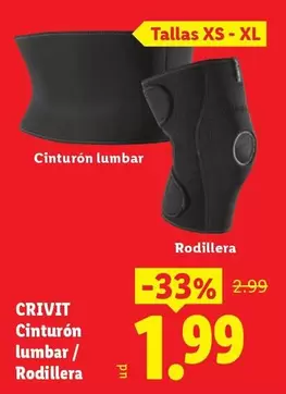 Crivit - Cinturon Lumbar