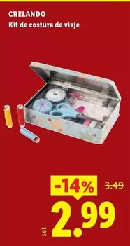 Crelando - Kit De Costura De Viaje