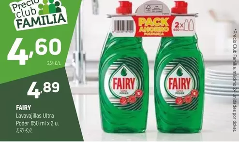 Fairy - Lavavajillas Ultra Poder