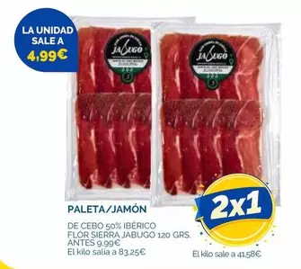 Flor - Paleta/jamón