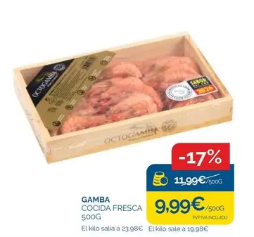 Octogamba - Gamba Cocida Fresca