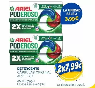 Ariel - Detergente Capsulas Original