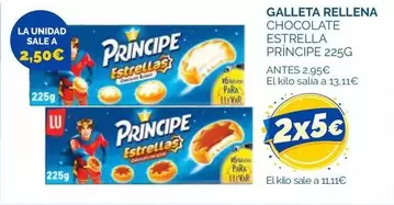 Lu - Galleta Rellena Chocolate Estrella Principe