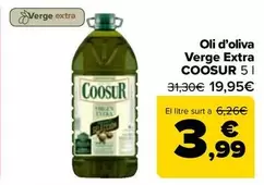 Coosur - Oli D'oliva Verge Extra