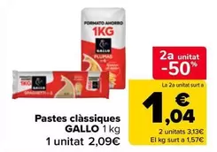 Gallo - Pastes Clàssiques