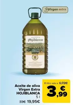 Hojiblanca - Aceite De Oliva Virgen Extra