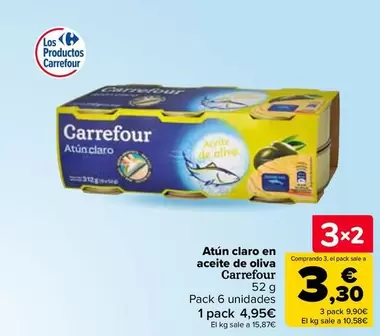 carrefour - Atun Claro En Aceite De Oliva
