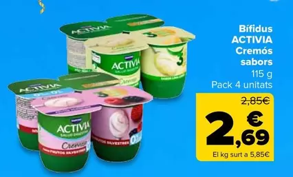 activa - Bífidus Cremós Sabors