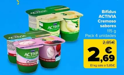 Activia - Bífidus Cremoso Sabores