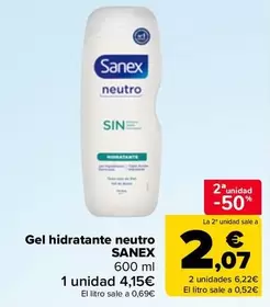 Sanex - Gel Hidratante Neutro