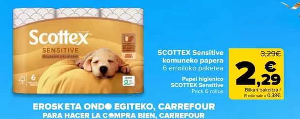 Scottex - Sensitive Komunko Papera