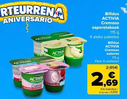 Activia - Bífidus Cremoso Sabores
