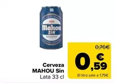 Mahou - Cerveza Sin