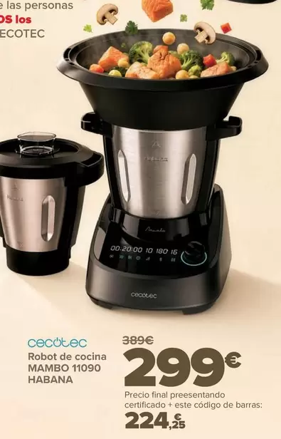 Cecotec - Robot De Cocina Mambo 11090 Habana