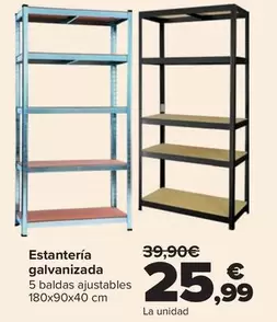 Estantería Galvanizada