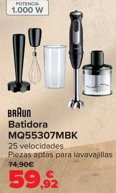 Braun - Batidora MQ55307MBK