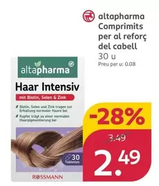 Rossmann - Altapharma Comprimits Per Al Reforç Del Cabell