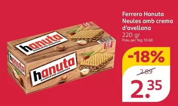 Ferrero Rocher - Neules Amb Crema D'Aventana